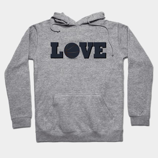 basketball love Hoodie by omitay